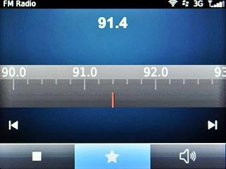 Scroll to the favourites icon (a star) and press the Navigation key.
