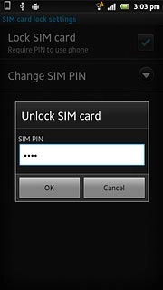 Key in your PIN and press OK.
