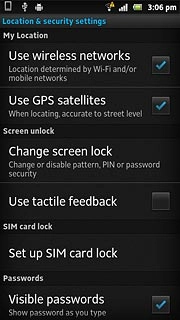 Press Change screen lock.If the phone lock code is a pattern:Draw the current phone lock code.