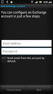 Press Password and key in your password.