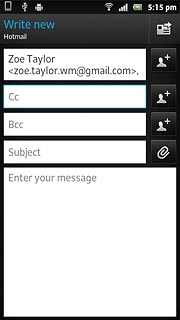 Press Cc.Key in the first letters of the required contact.Matching contacts are displayed.