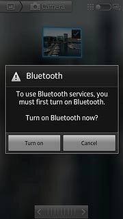 If required, press Turn on to turn on Bluetooth.