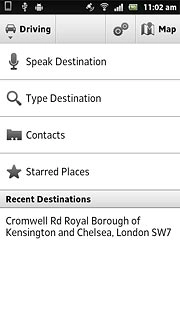 Press one of the following search options:Speak Destination, go to 2a.