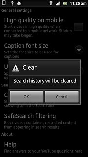 Press OK to confirm.