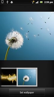 Press Set wallpaper.