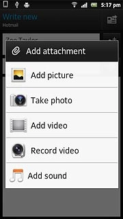 To add a picture:Press Add picture.