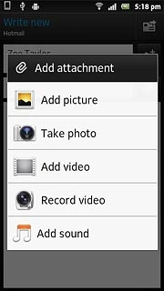 To add a video clip:Press Add video.