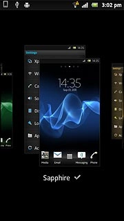 Press the required theme.