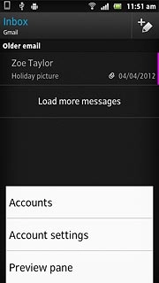 Press Account settings.