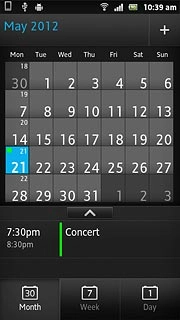 Press the required appointment for further details.