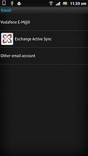 Press Other email account.