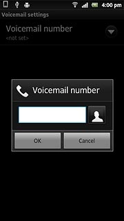 Key in +61414121121 and press OK.