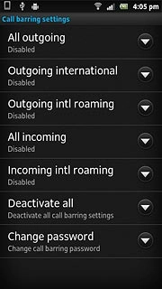 Press one of the following options:All outgoing
