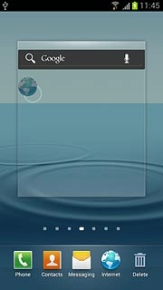 Drag the shortcut to Delete.