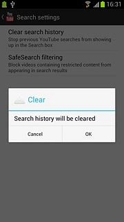 Press OK to confirm.