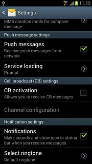 Press Notifications to turn on the function.
