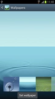 Press the required background image.