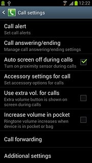 Press Additional settings.