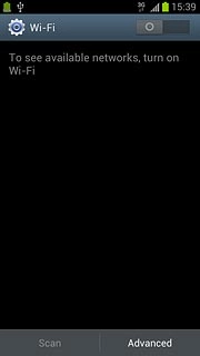 Press the indicator to turn on Wi-Fi.