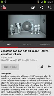Start playing the required video clip, see above.Press the add to icon.