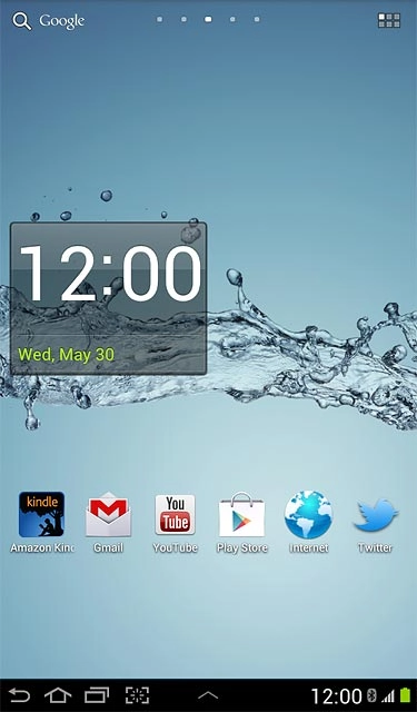 The Bluetooth icon shows that Bluetooth is turned on.Further information:Turn Bluetooth on or off