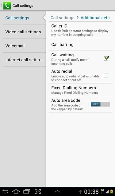 When the box next to the menu item is ticked (V), the function is turned on.