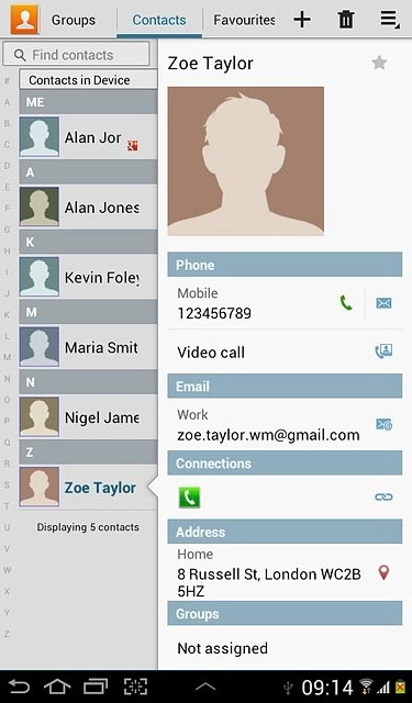 Press the required number.