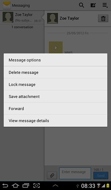Press Forward.Key in the first letters of the required contact.Matching contacts are displayed.