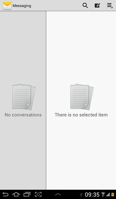 Press the settings icon.