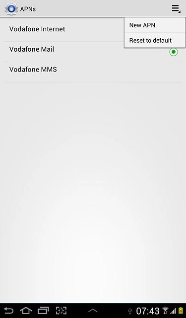 Press New APN.