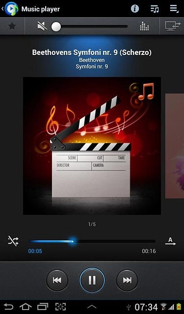 Press the settings icon.