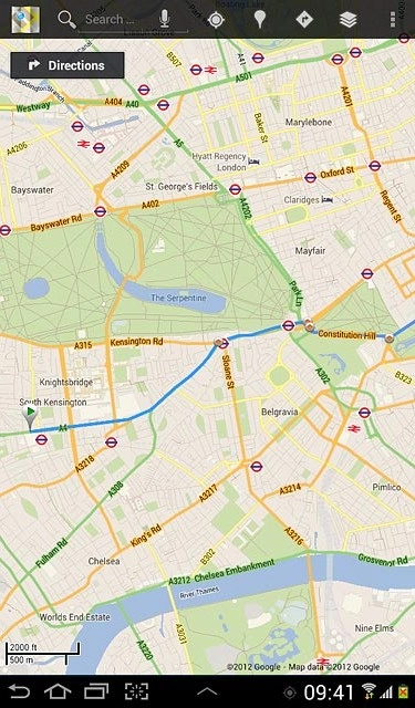 Press the settings icon.