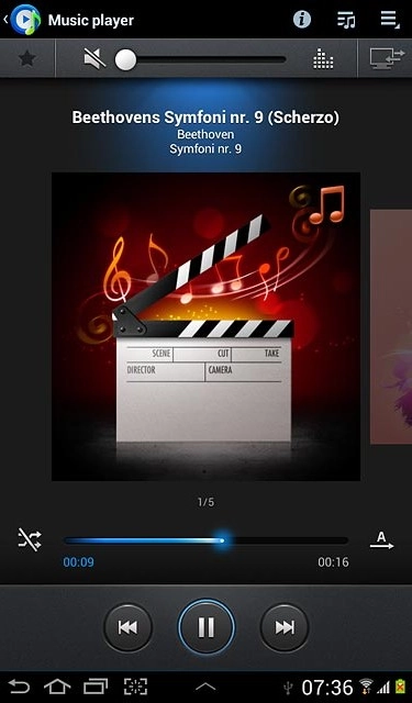 Press the home icon to return to standby mode.