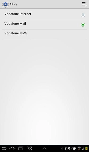 Press the home icon to return to standby mode.