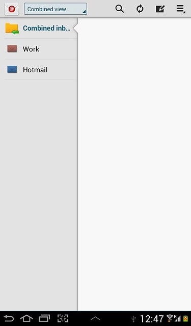 Press the home icon to return to standby mode.