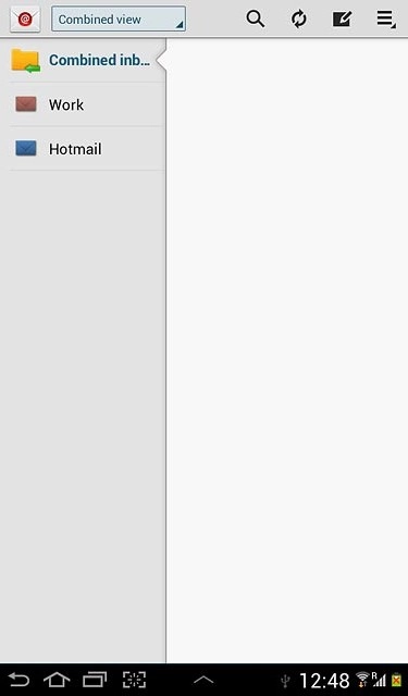 Press the home icon to return to standby mode.