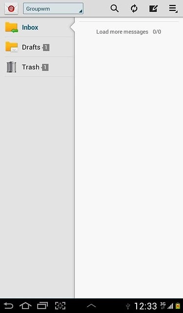 Press the home icon to return to standby mode.