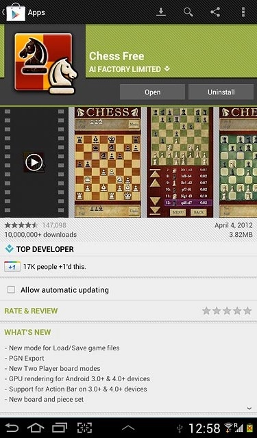 Follow the instructions on the display to download and install the app.Press the home icon to return to standby mode.