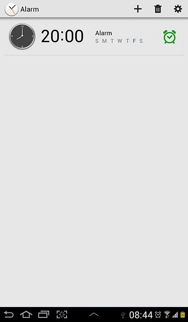 Press the home icon to return to standby mode.