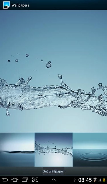 Press Set wallpaper.