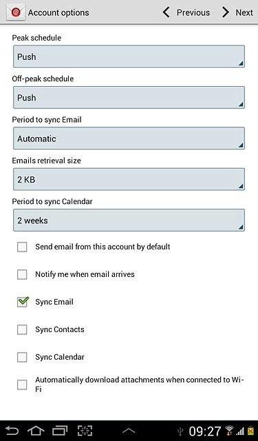 When the box next to the menu item is ticked (V), the function is turned on.