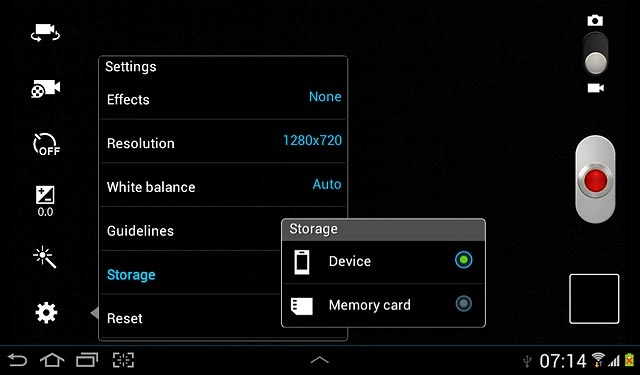 Press Device or Memory card.