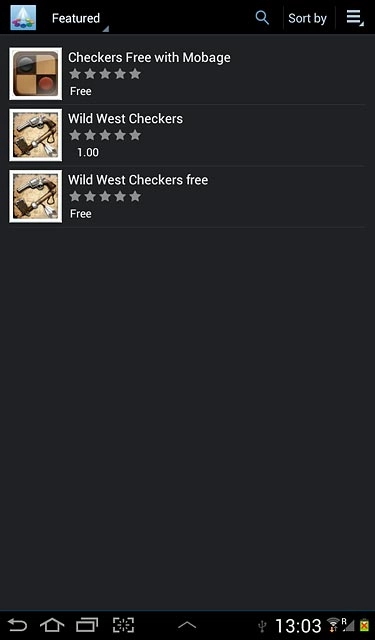 Press the required app.