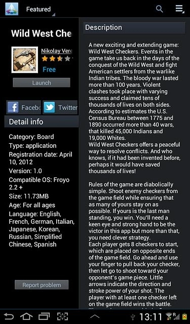 Follow the instructions on the display to download and install the app.Press the home icon to return to standby mode.