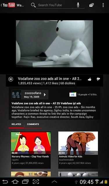 Start playing the required video clip.Press the add favourite icon.