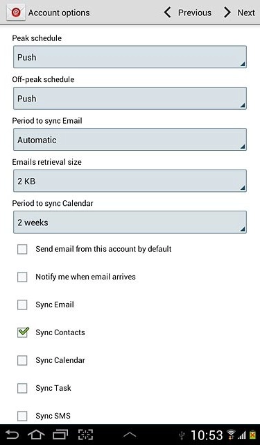 When the box next to the menu item is ticked (V), the function is turned on.