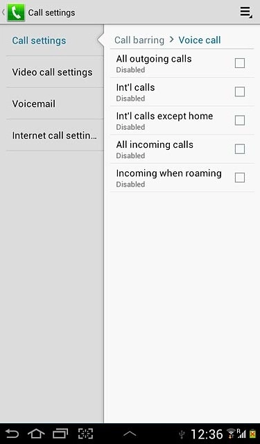 Press the settings icon.