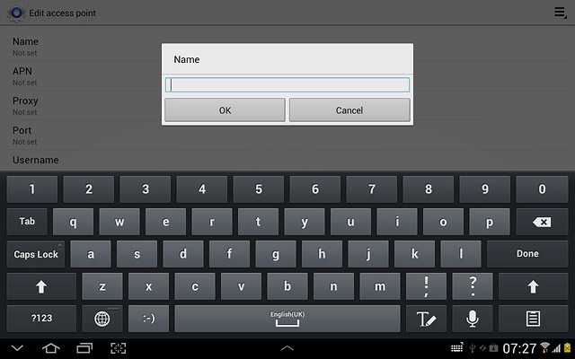 Key in Vodafone Mail and press OK.