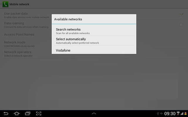 Press Select automatically.