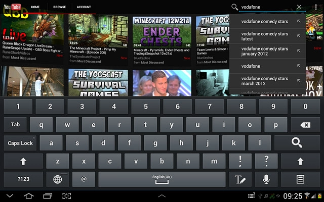 Key in the required search word and press the search icon.